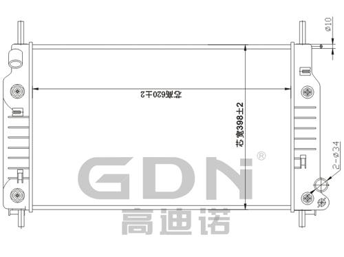 GDN.6.FD.026A-32 福特 鋁質散熱器