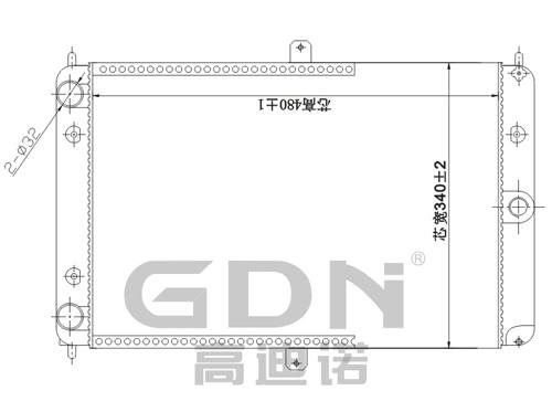 GDN.6.LA.012M-32 拉達 鋁質散熱器