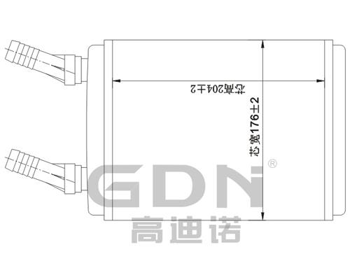 GDN.7.LA.011H-40 拉達 暖風機水箱