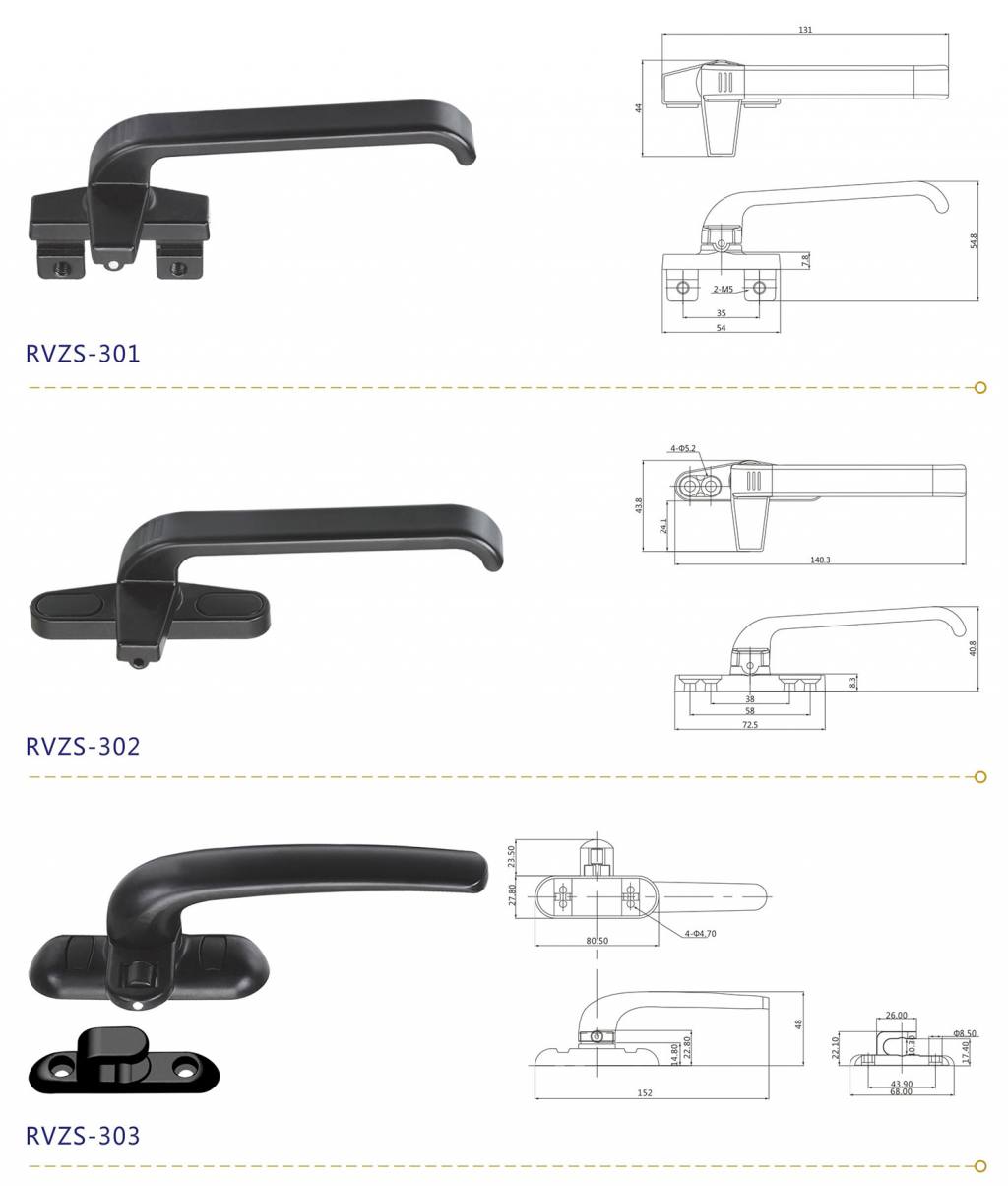 鋁合金單點執手