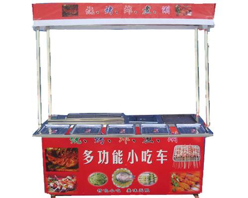 多功能小吃車(chē)1.45米單排3功能