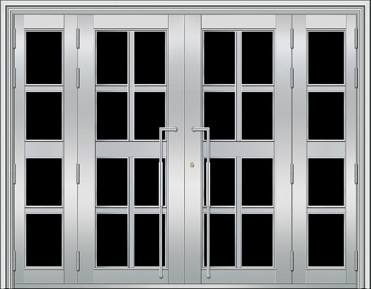 JY-032 不銹鋼四開門