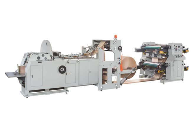 LMD-400/600+YT4800全自動(dòng)高速柔版印刷紙袋機(jī)