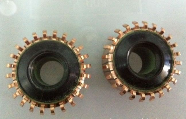 電動(dòng)工具用銀銅加固帶鉤換向器