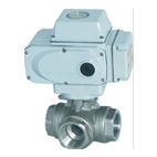 三通電動螺紋球閥