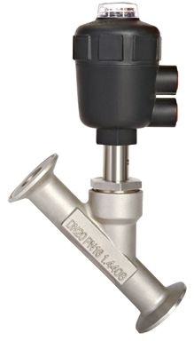 快裝式氣動角座閥