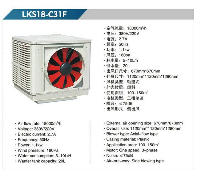LKS18-C31F 軸流式冷風(fēng)機(jī)