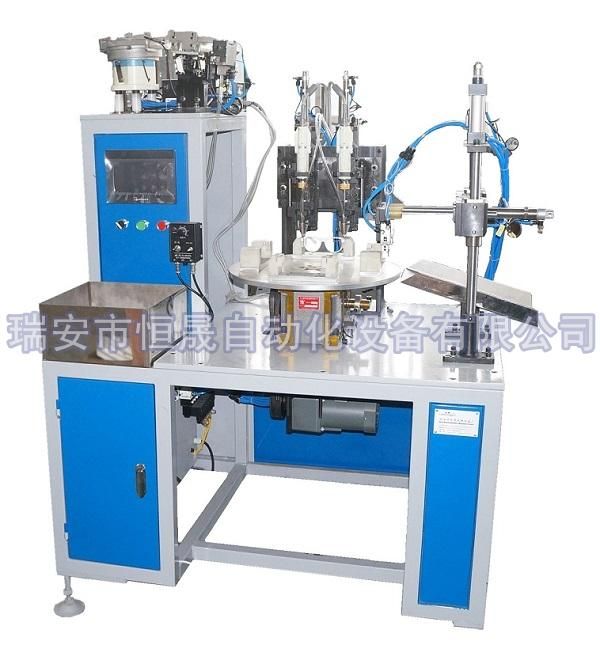 轉(zhuǎn)盤(pán)二軸眼鏡鎖螺絲機(jī)