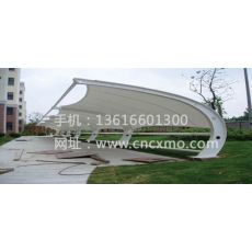 車棚、膜結構停車棚028