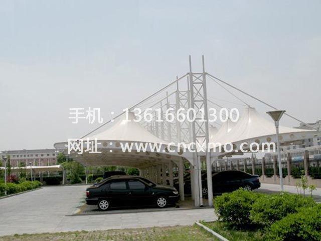 車棚、膜結構停車棚025