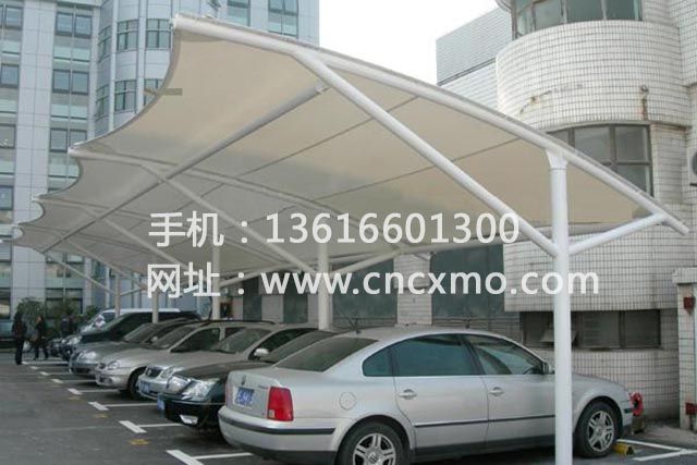 車棚、膜結構停車棚013