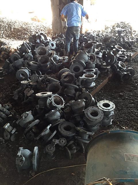 鑄造流水線09 閥門鑄件