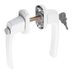 帶鎖帶保險(xiǎn)對開執(zhí)手 門窗五金 門窗配件