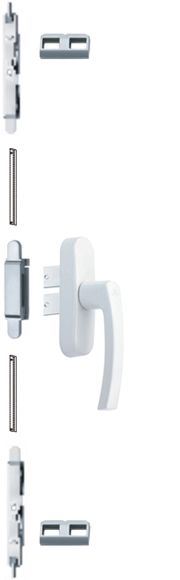 弧型大把執(zhí)手（20槽內(nèi)開(kāi)兩點(diǎn)鎖）