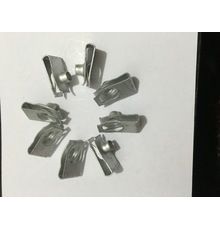 沖壓件加工 汽車(chē)金屬卡扣 插片螺母 夾片螺母 帶鋼簧片螺母