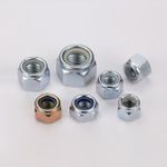 德標DIN985 尼龍防松螺母 帶尼龍膠圈防脫防滑鎖緊六角螺帽