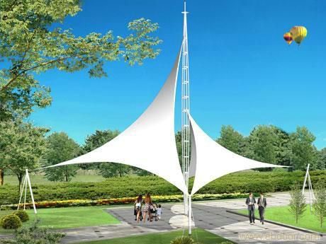 景觀棚 膜結構景觀棚