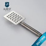 304拉絲不銹鋼方形手噴、淋浴套裝花灑手噴 