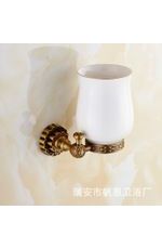 全銅單杯品質款 創意款仿古衛浴掛件 五金掛件浴室掛件