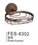 全銅仿古拉絲皂網 衛浴掛件