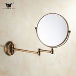 全銅仿古美容鏡 壁掛鏡 衛浴配件