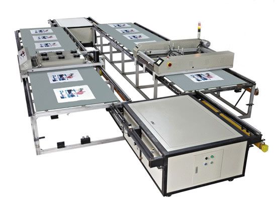 SPT系列全自動臺版絲網(wǎng)印刷機（印花機）