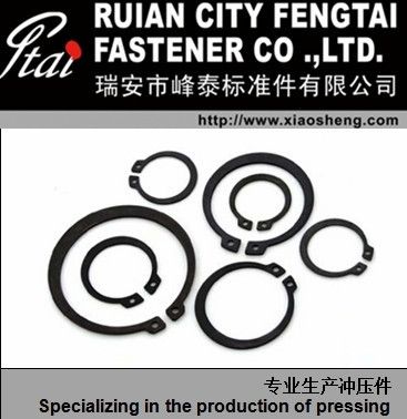 彈性軸用擋圈 型號：GB894 材料：65錳鋼
