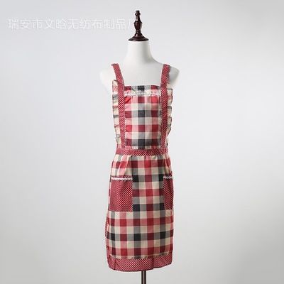 廣告圍裙 廚房圍裙 韓版式棉布圍裙 
