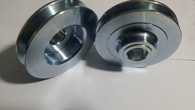 拉達系列3282.3771汽車發電機皮帶輪 A型槽 電鍍藍白鋅