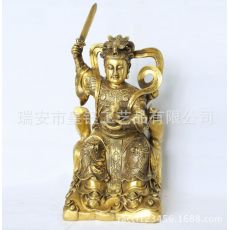 銅器工藝 九天玄女 驅邪避災 招財納財納福八方