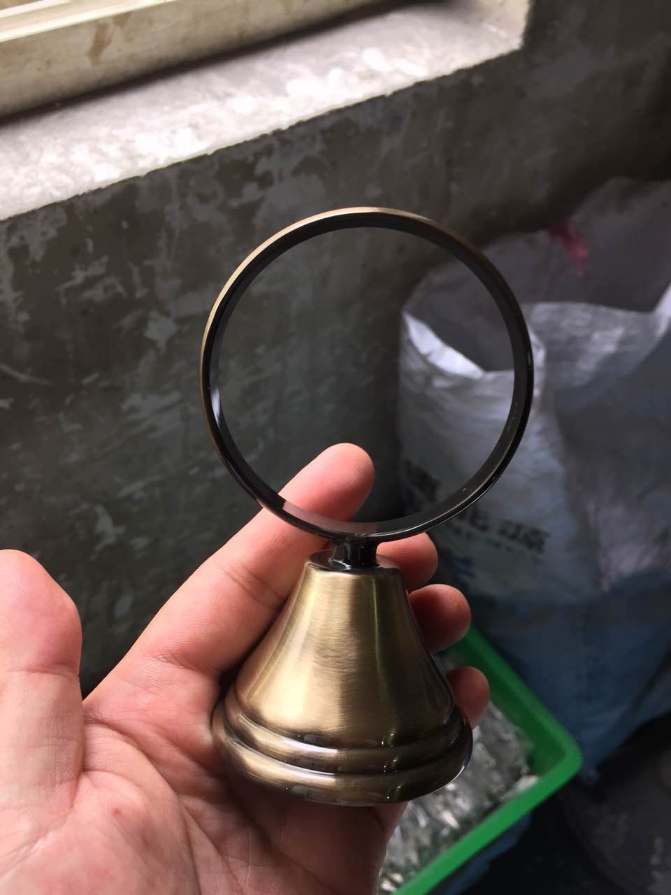 浴巾架單杯鍍青古銅