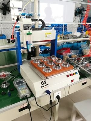 航空插封膠 紅膠點膠機 點膠設備 自動點膠機 CW經濟型點膠機