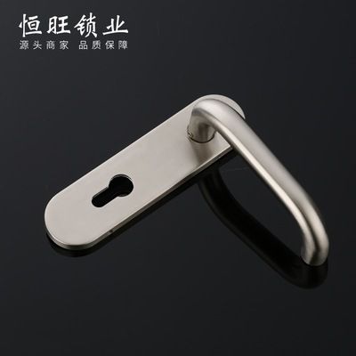 多規格不銹鋼門鎖彎管系列S02-102SS 臥室門鎖機械門鎖面板鎖