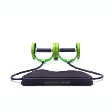 雙輪拉力器 多功能拉力器瑜伽拉力繩健腹輪塑健身健腹器