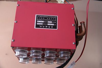 裝載機散熱器四孔12管24V汽車暖風機風扇