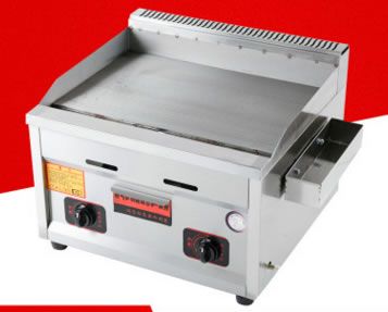 718型商用燃氣壓板壓板嵌入式扒爐手抓餅機多功能燃氣扒爐鐵板燒