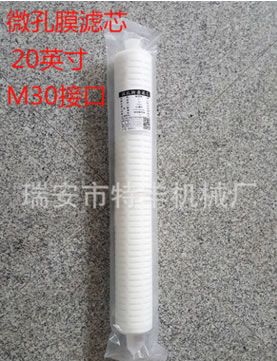 微孔膜過(guò)濾器濾芯膜棒20英寸微米孔精細(xì)折疊過(guò)濾芯0.1微精密濾芯