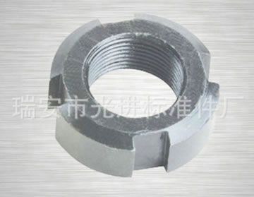 國(guó)標(biāo)圓螺母 開(kāi)槽鎖緊螺母 止退螺母四槽螺母