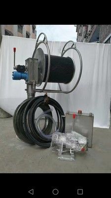 小型不銹鋼起網機，起籠機，油泵離合器，手動換向閥