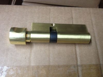 室內插芯門銅鎖/ 執手鎖芯 鋁旋鈕 80MM單開 30T+50 鎖頭