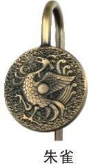 金屬書簽 朱雀書簽 特色中國風(fēng)書簽