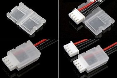2S 3S 4S 5S 6S clip 模型配件 鋰電池平衡充插頭保護器 AB扣