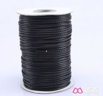 韓國魚線蠟繩 環(huán)保蠟線臘線 手工編織DIY飾品臘繩 圓蠟繩 1.5mm