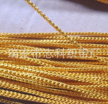 5mm金扁帶 銀絲編織金扁帶 金扁帶