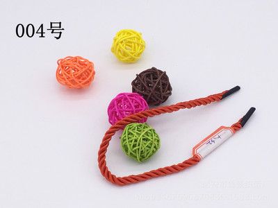 004號大紅三股繩、手提袋繩子 三股扭繩