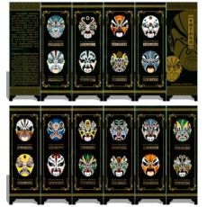 漆器仿古小屏風 023 京劇面譜 中國特色 外事商務禮品