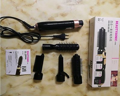 多功能電吹風(fēng)梳子4合 家用卷直發(fā)造型電吹風(fēng)