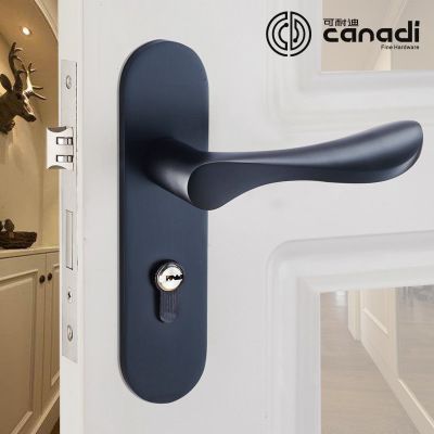 鋁合金家具五金太空鋁臥室木門(mén)鎖執(zhí)手鎖B2-031-02