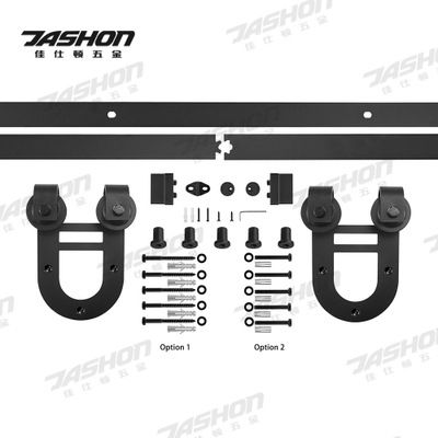 馬蹄形谷倉(cāng)門(mén)吊軌軌道美式碳鋼谷倉(cāng)門(mén)五金吊軌滑輪全套
