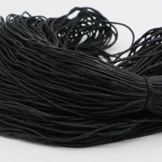 三股棉紗蠟線(xiàn) 黑色彩色捆裝打蠟棉扭繩鞋帶飾品服裝2.2mm